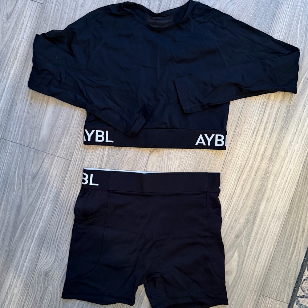 AYBL Black Activewear Set